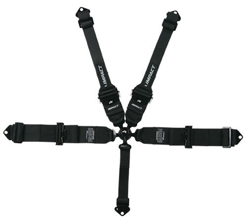 Impact Racing - 16.1 Racer Series Camlock Restraints - 3" Lap - 2" Shoulder Transition - Jimco Racing Inc