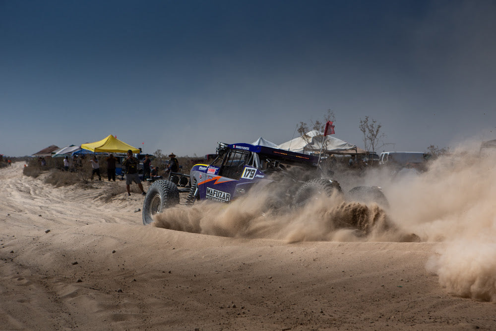 Mario Fuentes Finishes 3rd at The San Felipe 250 in his new Jimco Hammerhead Class 1 Car