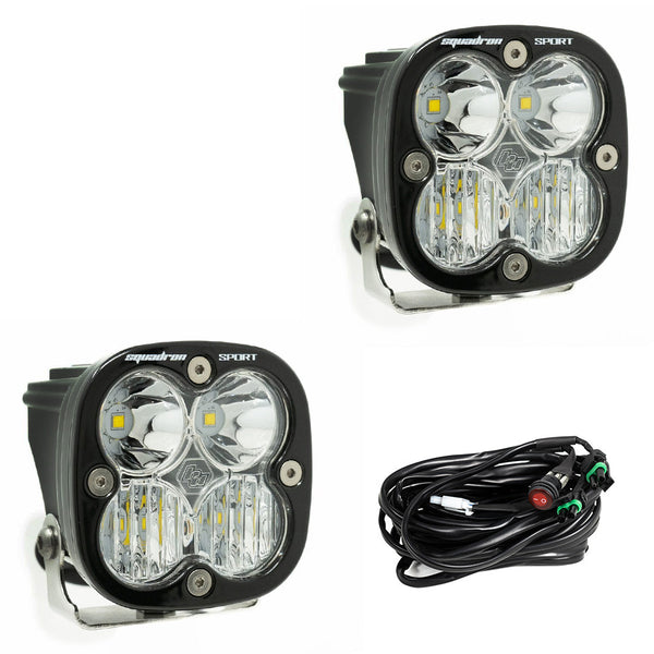 Baja Designs - Squadron Sport Edition LED Auxiliary Light Pod Pair- Universal - Jimco Racing Inc