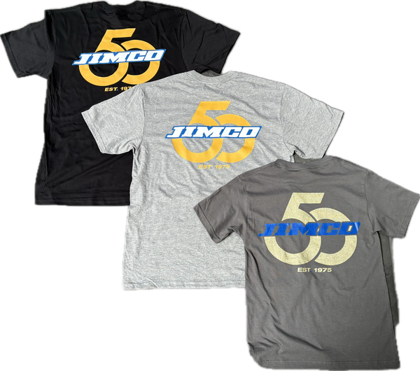 Jimco Racing 50th Anniversary T-Shirt - Jimco Racing Inc
